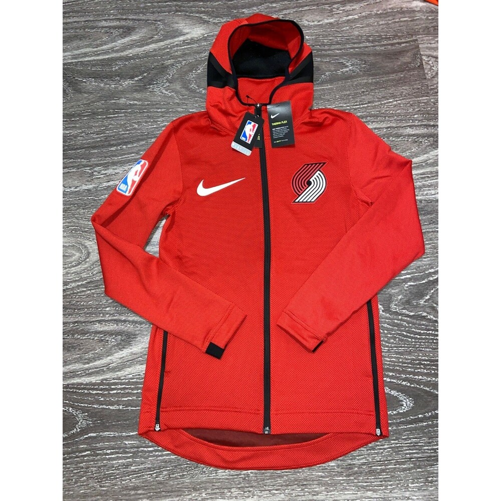 Nike NBA Portland Trail Blazers Showtime Therma Flex Hoodie $150 XL 940158-657